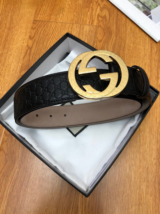 古G家-皮帶-3.8cm-男款