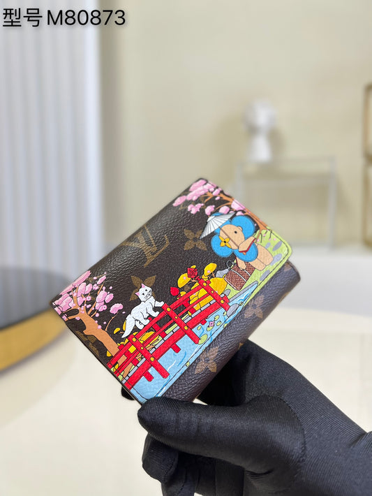 LV M80873 三折短夾