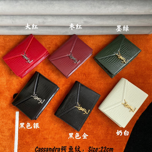 聖Y羅-Cassandra鱷魚紋 信封包 集合圖