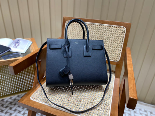 聖Y羅-sac de jour 風琴包山羊紋 黑色 32cm