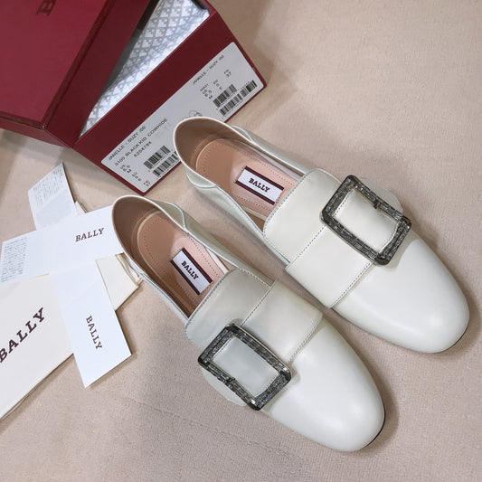 BALLY-低跟鞋 粗跟鞋