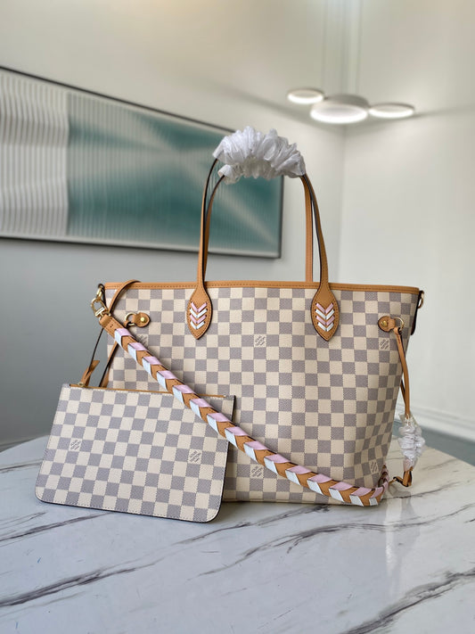 N50047 路L家-Neverfull 經典手袋 白格