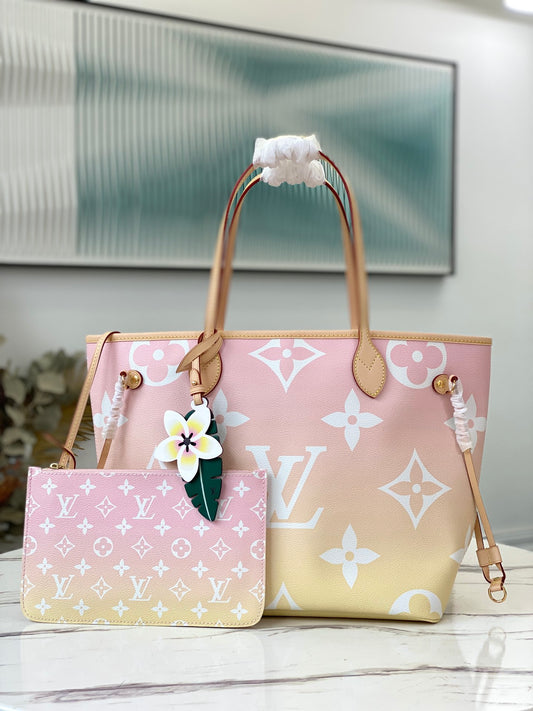 M45680 路L家-Neverfull ote 包 手袋 中號 淺粉色