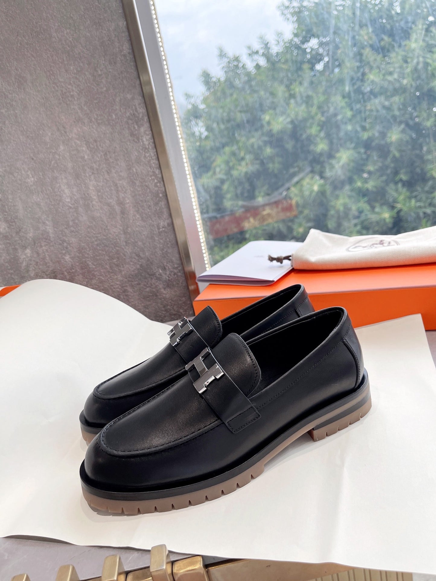 小愛款-22FW 樂福鞋 黑色