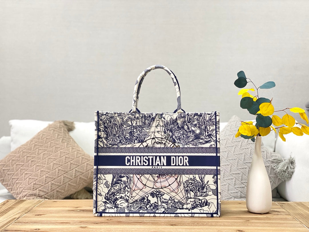 Dior Book Tote-大號41.5cm-五角星
