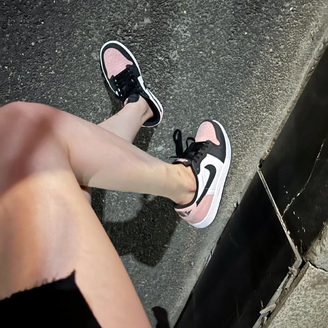 N1KE-Air Jordan 1 Low系列 Retro Low OG 黑粉色