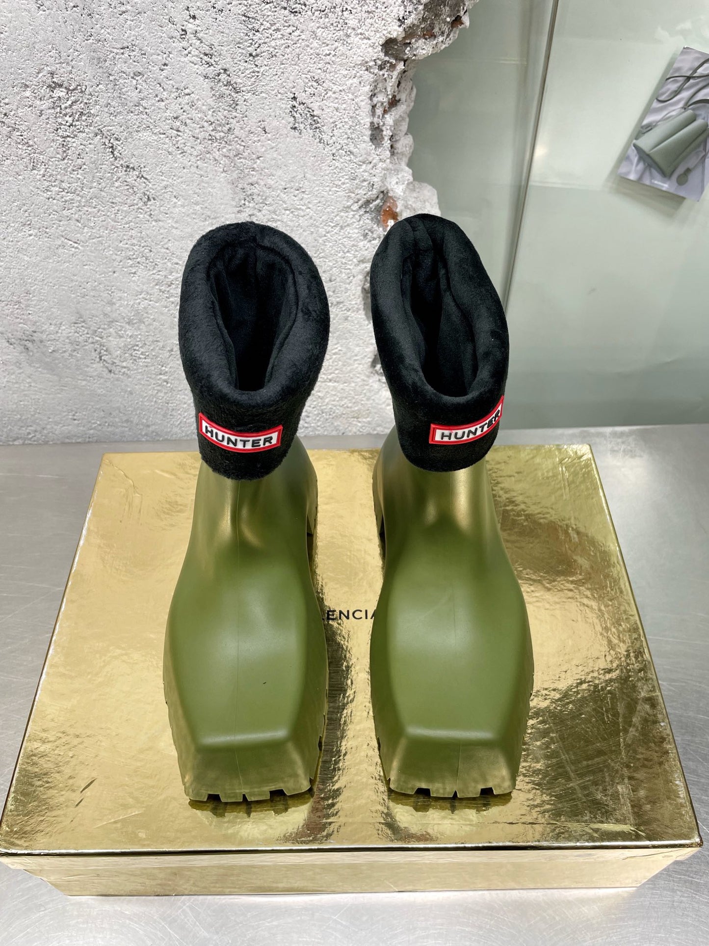 巴黎世-Hunrer聯名款 炒雞火的巴黎雨靴