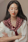 迪D家-Obique印花真絲雙面方形圍巾 90cm