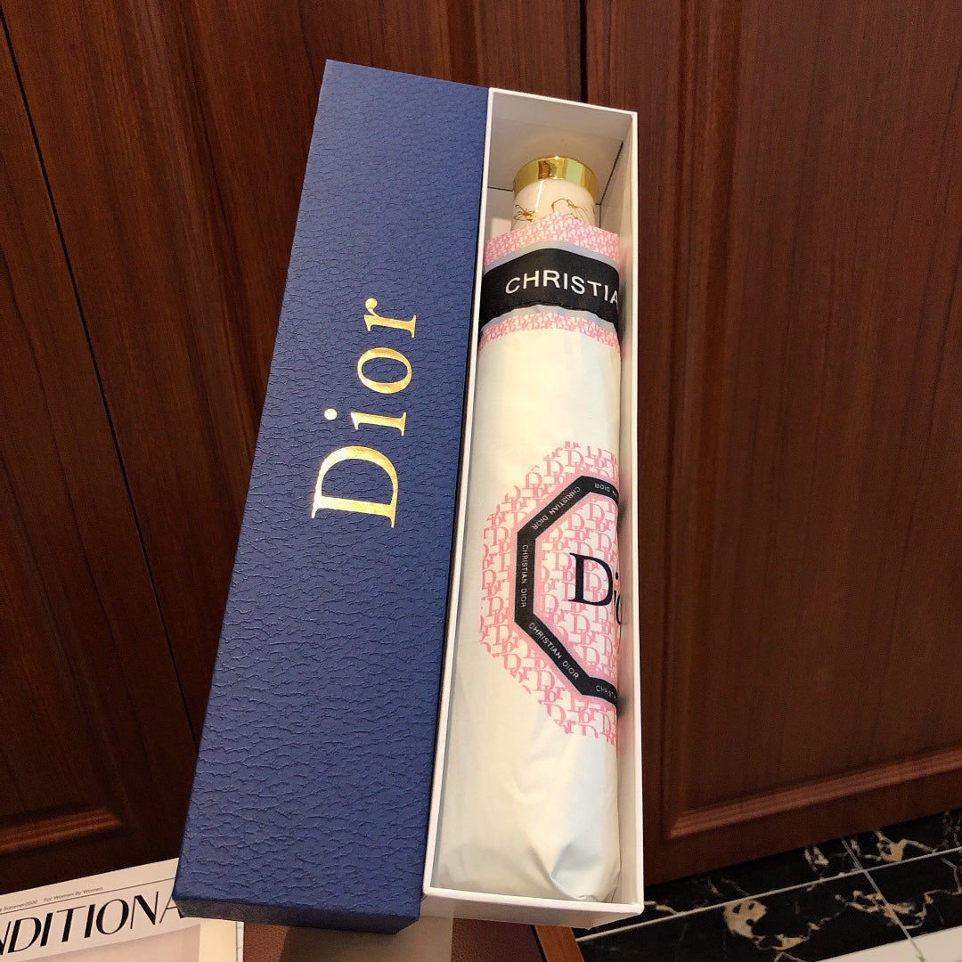 DIOR-雨傘-粉色