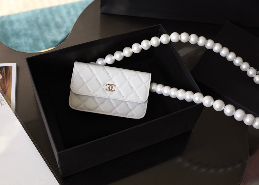 Chanel 珍珠鏈條小包