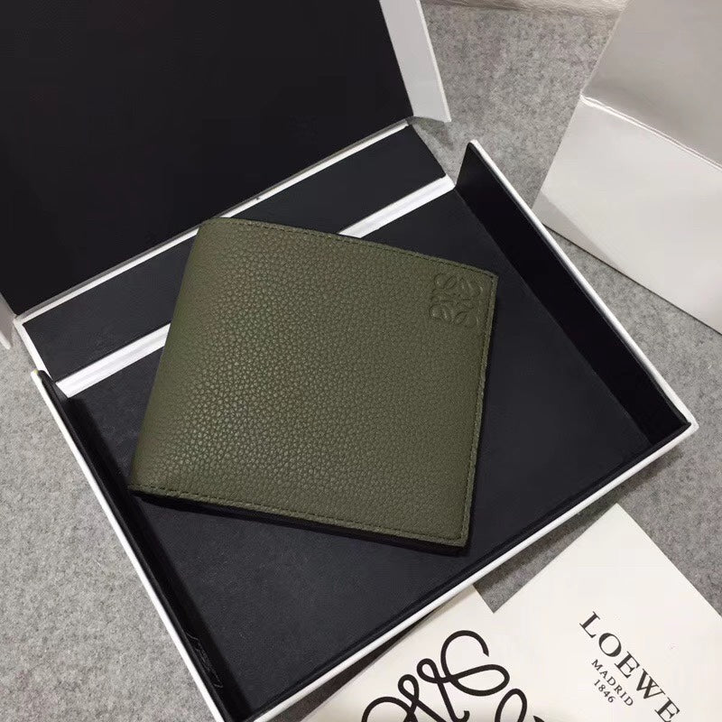 Loewe 男款對折短夾