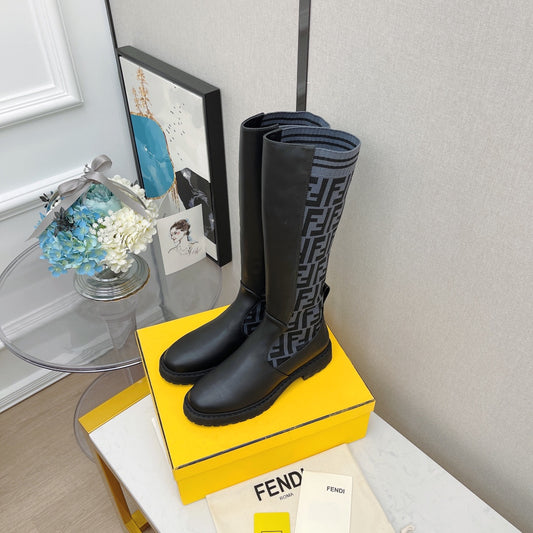 芬F家-2022秋冬新款 馬丁靴 中筒靴