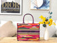 Dior Book Tote-小號36.5cm-七彩虹