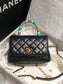 Chanel mini coco handle彩虹包-黑色