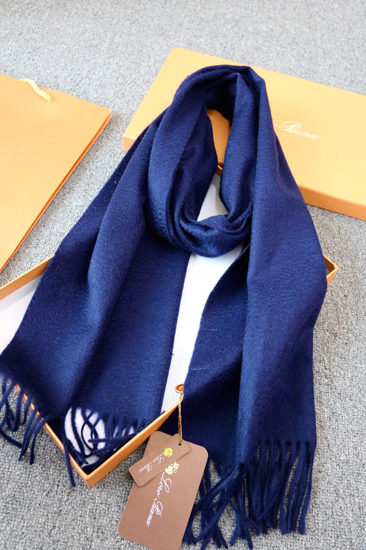 L-Piana-水波紋羊絨圍巾-100%山羊絨 30*180cm