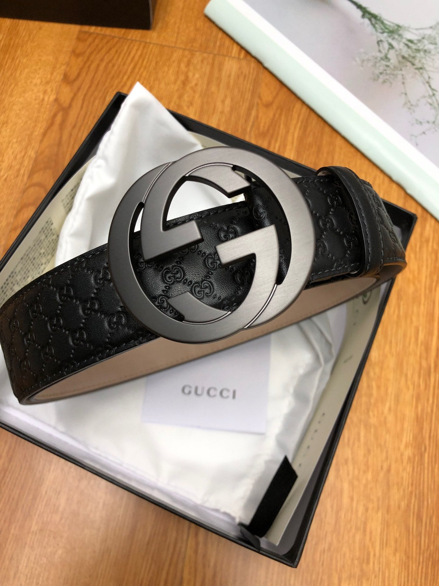 古G家-皮帶-3.8cm-男款