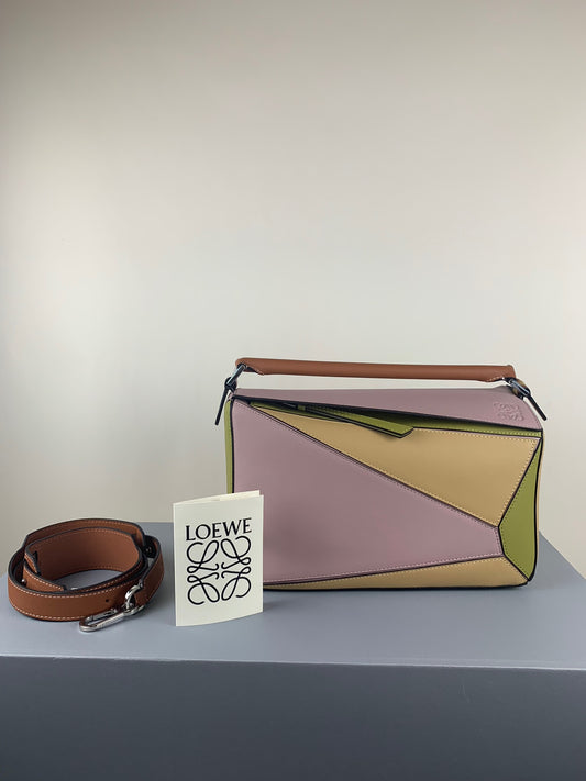 羅L威-Puzzle bag 小牛皮 中號