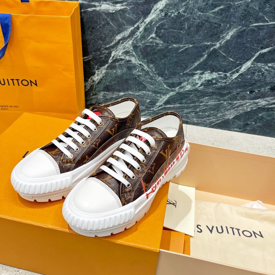 LV鞋-LV SQUAD 經典皮款