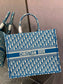 Dior Book Tote-大號41.5cm-淺藍老花