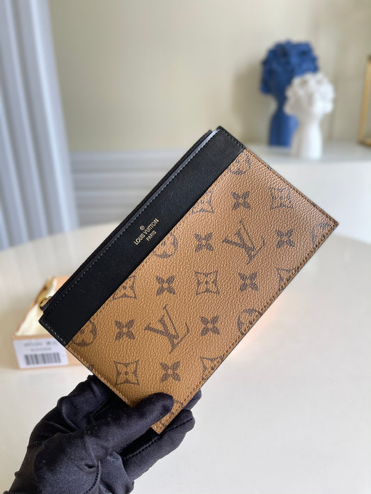 LV M80390黃花 Slim Purse 手拿包
