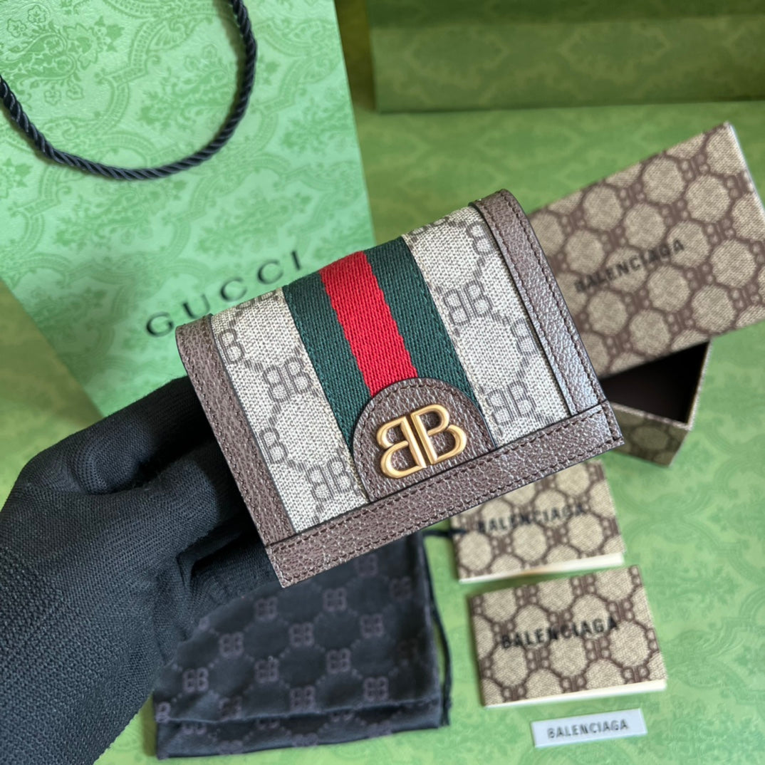 Gucci x Balenciaga 聯名短夾
