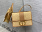 Dior-蒙田包 30系列 手工草編
