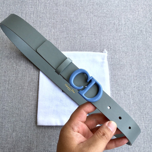 迪D家-藍色皮帶-3.0cm