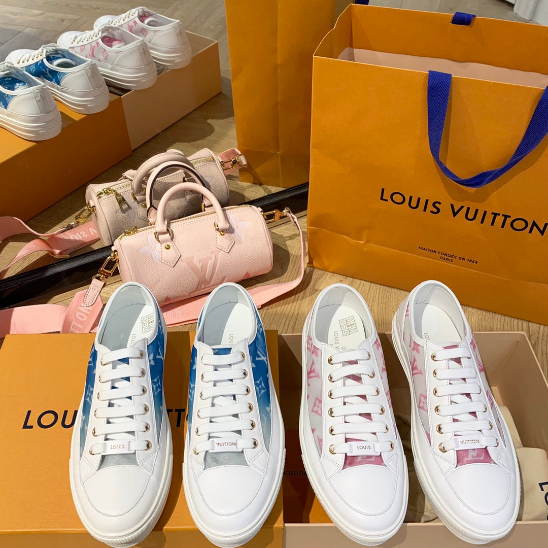 LV鞋-LV Charlie 2022春 低筒 藍色