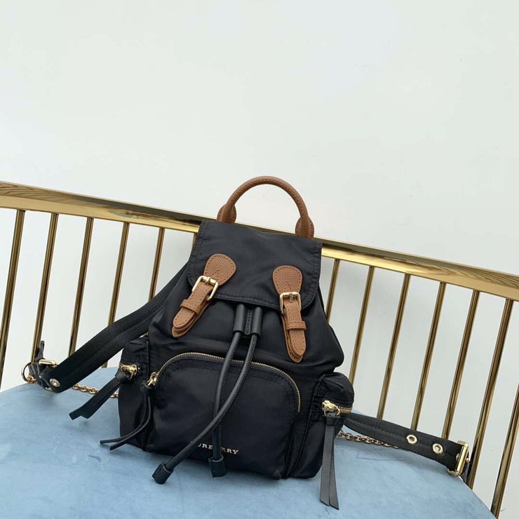 巴B家-Rucksack軍旅背包 黑色 小號