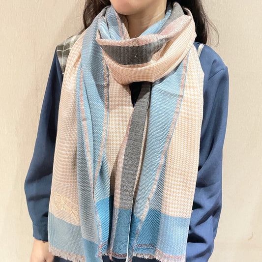 巴B家-戰馬羊絨圍巾 100*200cm
