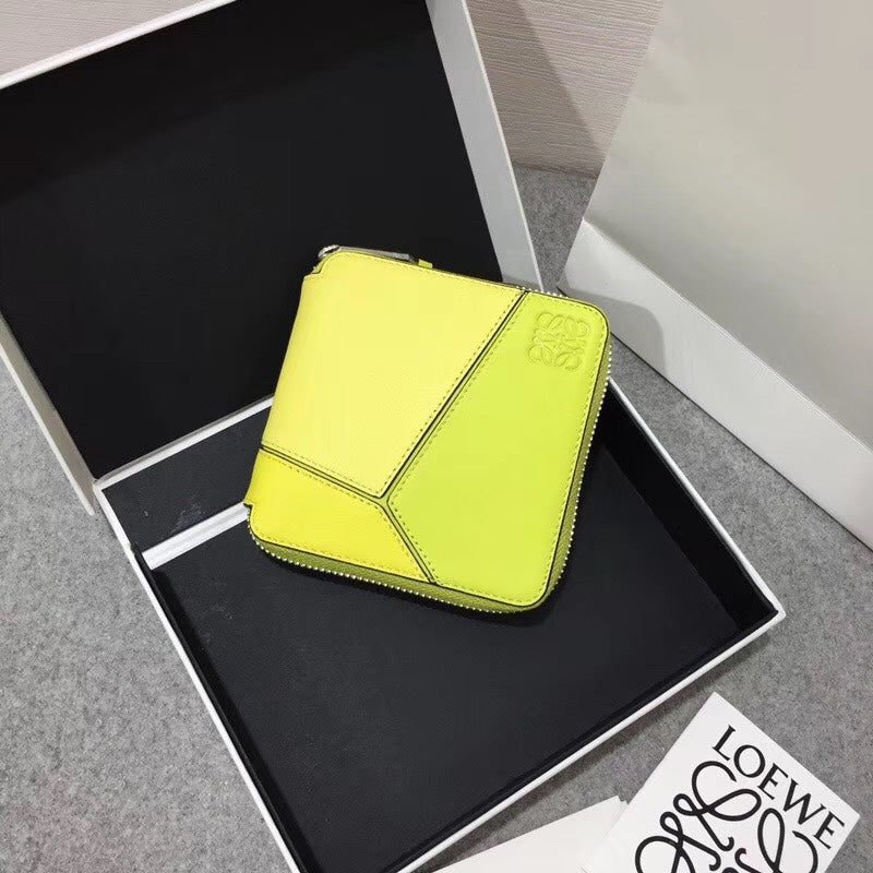 Loewe Puzzle系列 拉鍊短夾
