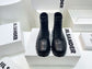 Jil sander-2022秋冬 爆休閒系列 厚底透明跟休閒短靴 情侶款