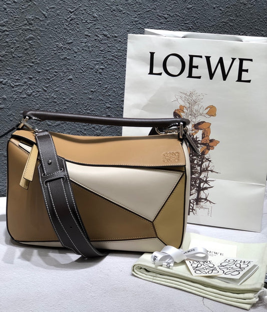 羅L威-2019全新 Puzzle bag 小牛皮 中號
