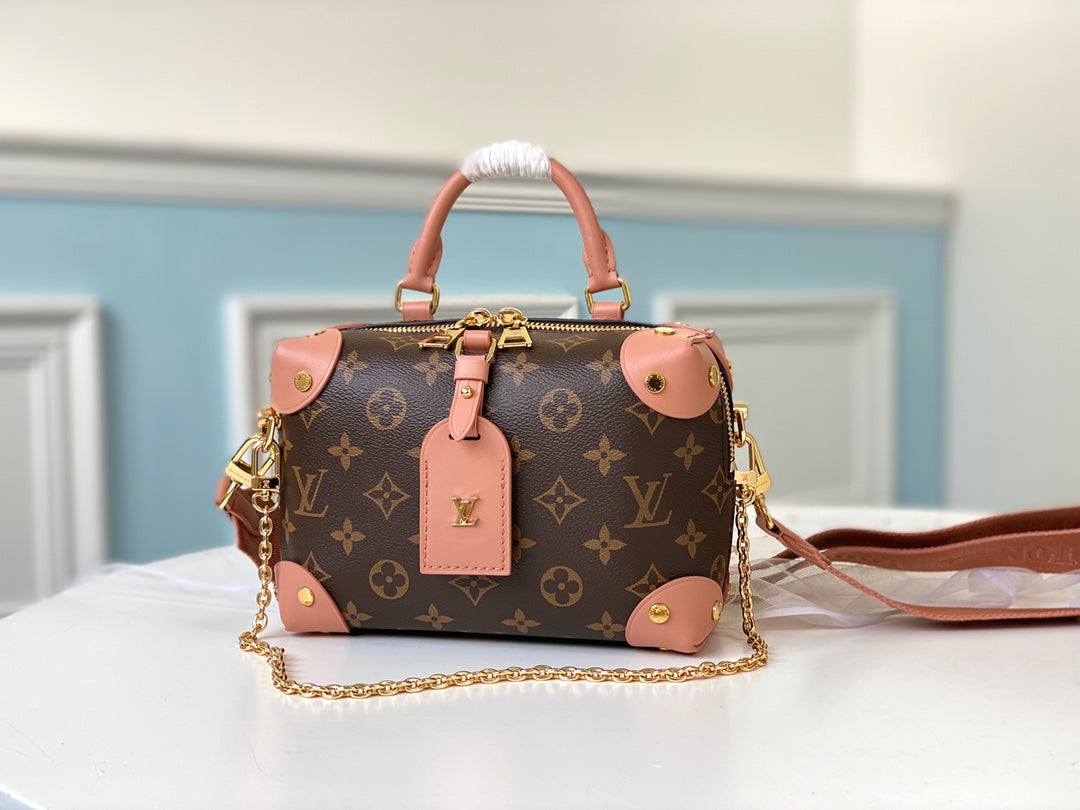 M45531 路L家-Petite Malle Souple 手袋 桃色