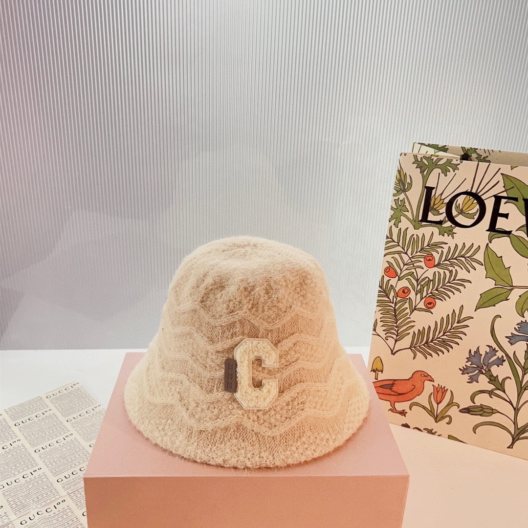賽C家-毛絨波浪漁夫帽