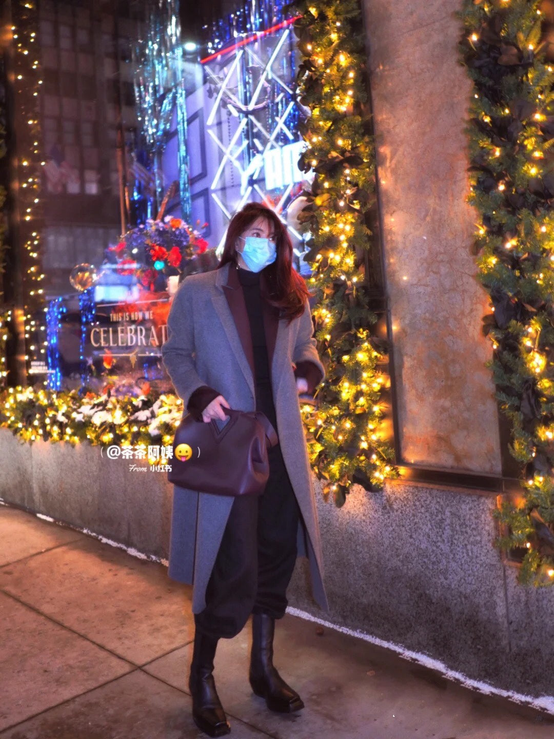 B編織-新款 三角形手提包 三角包 上身圖 31x26x10cm