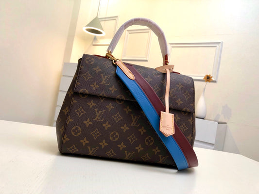 M42735 路L家-Monogram 秋冬新款 Cluny手袋 藍色