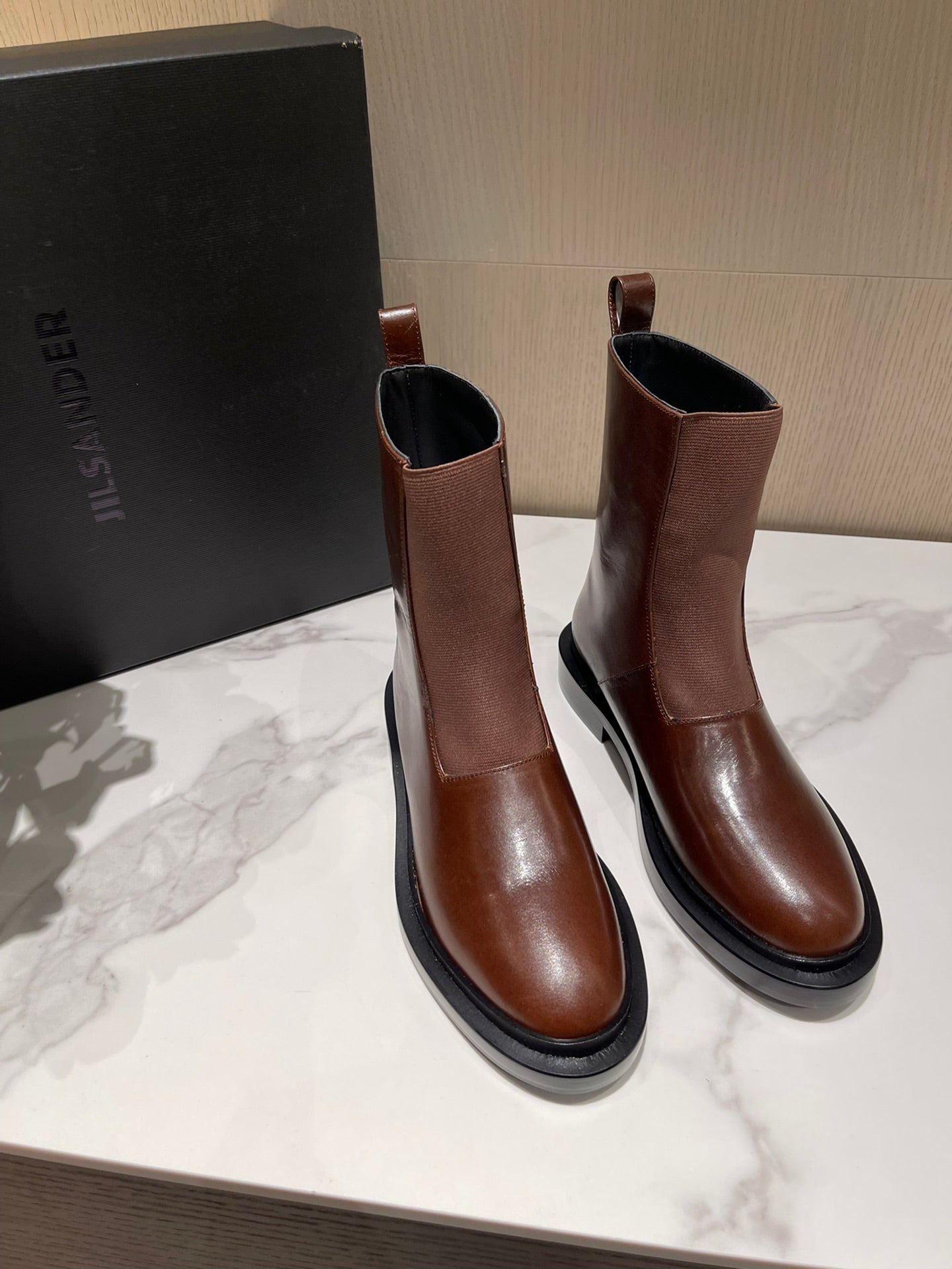 Jil sander-2022新款 切爾西短靴