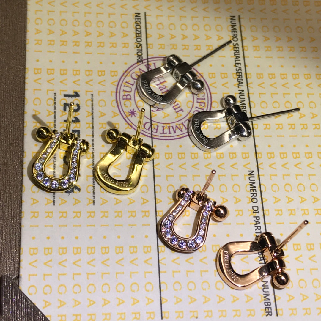 Fred-耳環 三色