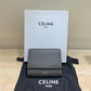 Celine 三折短夾-灰色掌紋