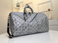 Lou-Keepall 45 旅行袋 銀色