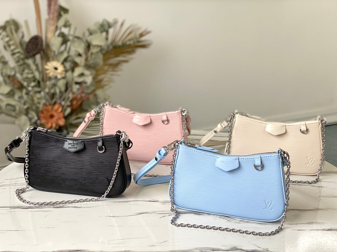 LV M80479 米色 Easy Pouch On Strap 手袋