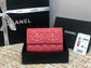 Chanel 復古CC荔枝牛皮-翻蓋中夾-復古五金