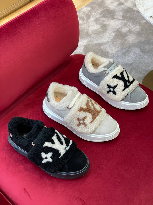 路L家-2022秋冬厚底 經典麂皮運動鞋