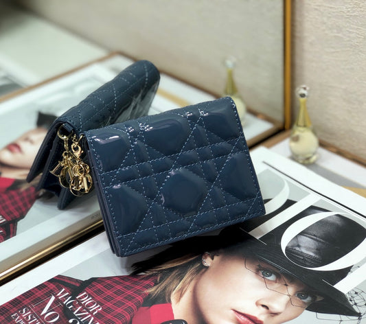 Dior 藤格紋卡包-11*9cm