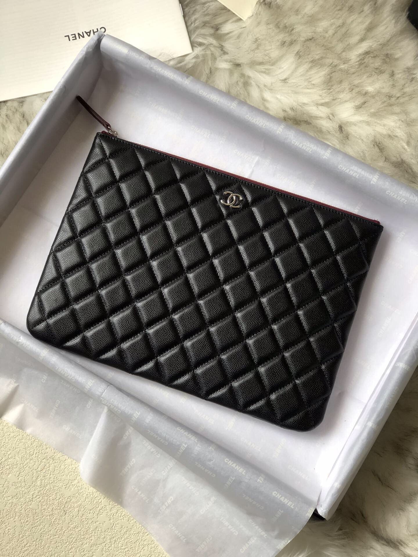 Chanel 小號手拿吧-銀扣
