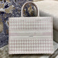 Dior Book Tote-大號41.5cm-粉色千鳥格