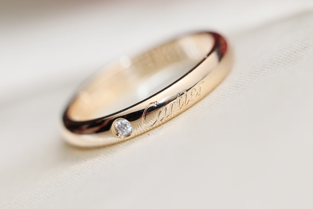 Cartier 一顆鑽石戒指