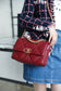 Chanel 19Bag-小號棗紅色