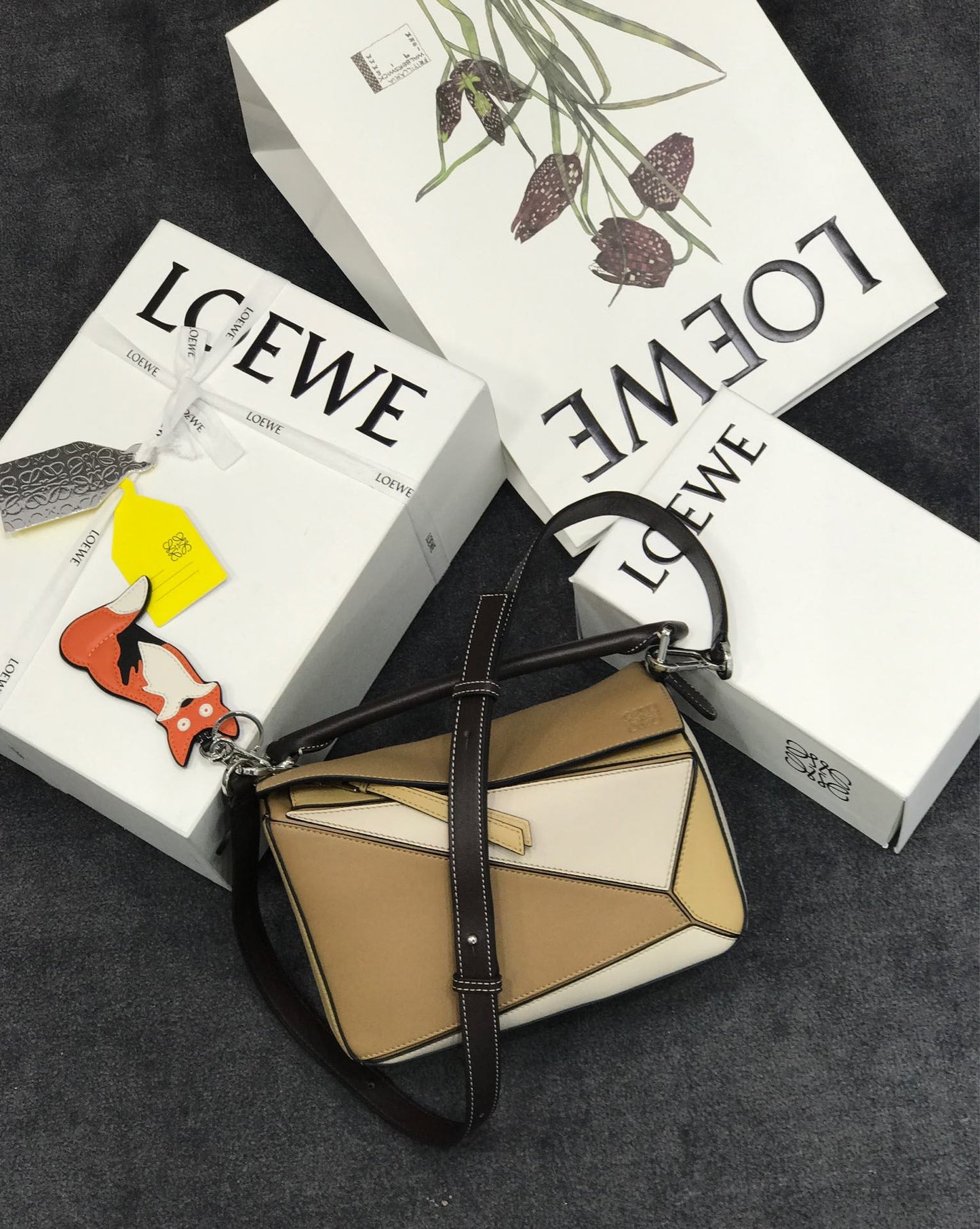 羅L威-2019全新 Puzzle bag 小牛皮 小號